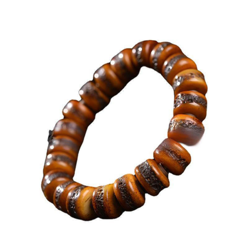 KarmaRipple's Vintage Tibetan Camel Bone Yak Bone Balance Bracelet p9