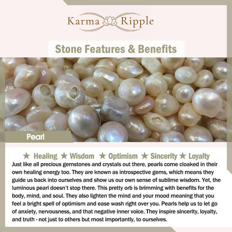 KarmaRipple's Aquamarine Pearl Balancing Moonstone Beadwork Talisman Bracelet p10