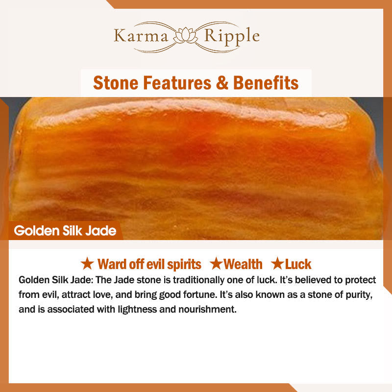 KarmaRipple's Authentic Gemstone Beadwork Unisex Heart Bracelet p25