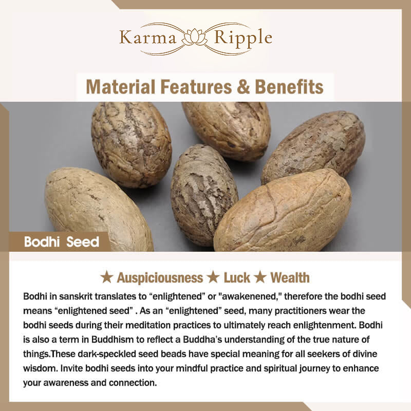 KarmaRipple's Ebony YinYang Protection Pendant Mala p10