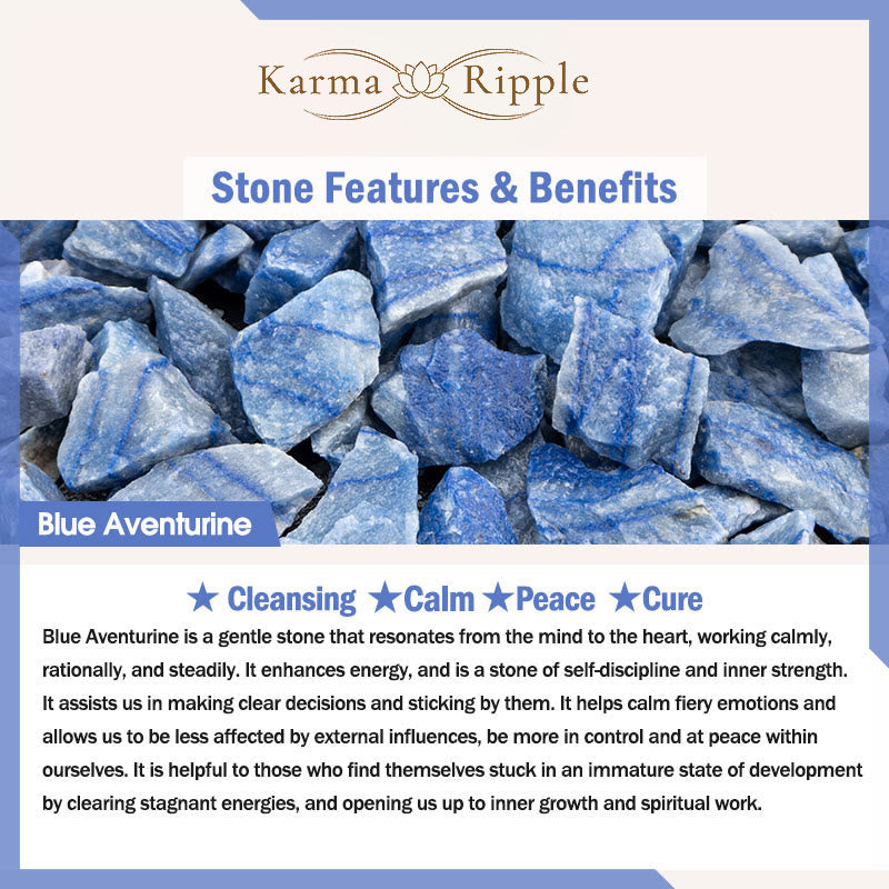 KarmaRipple's 3PCS Authentic Quartz Gemstone Beaded Balancing Energy Lotus Bracelet p27