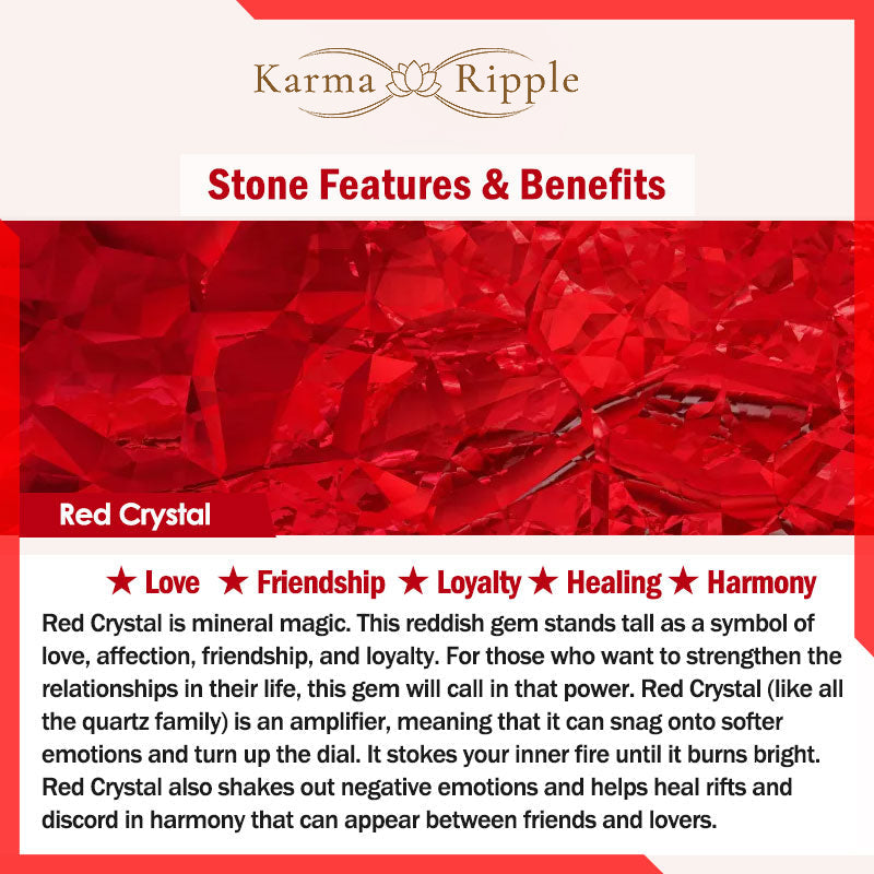 KarmaRipple's Cyan Jade Red Gemstone Fortune Pendant p6