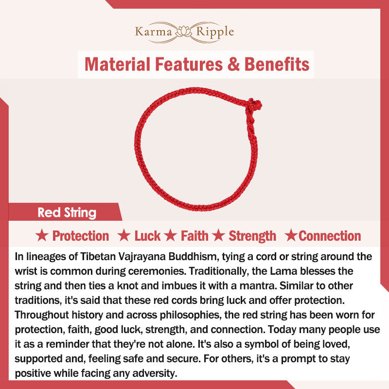 KarmaRipple's Handmade Knotting Faith Strength Braid String Bracelet p16