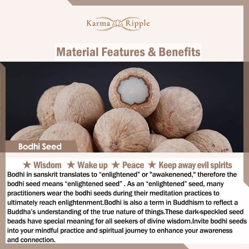 KarmaRipple's Authentic Bodhi Seed Ivory Fruit Dancing Lion Talisman Balance Tassel Wrist Mala p7