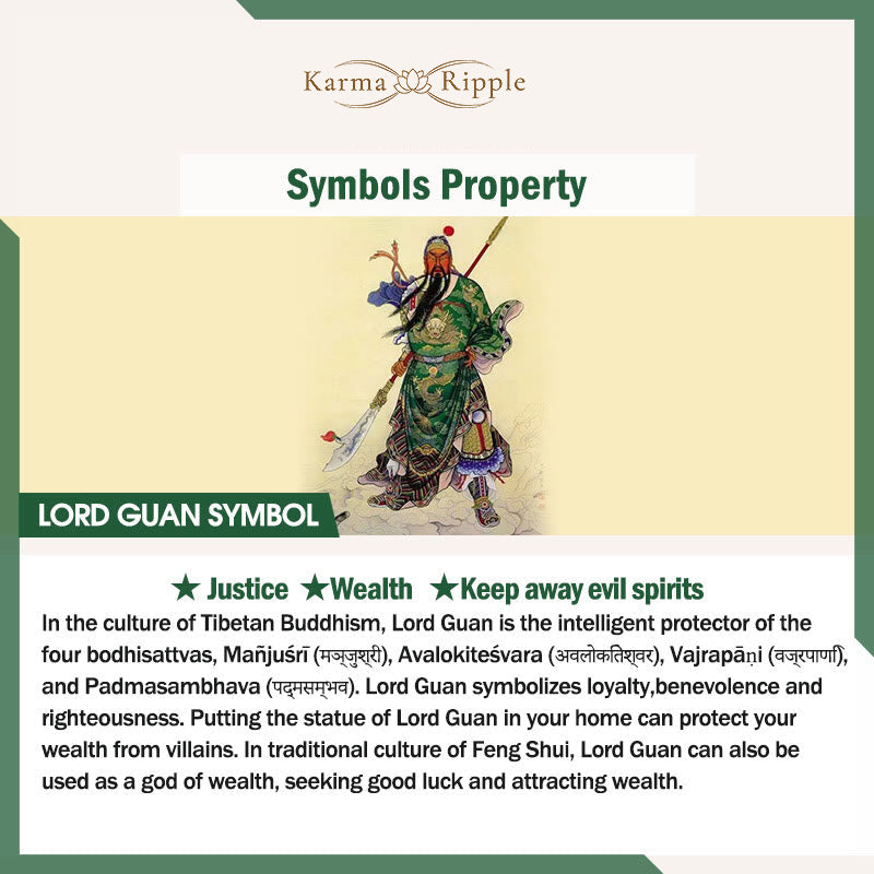 KarmaRipple's Authentic Jade Guan Gong Amulet Wealth Pendant Necklace p12