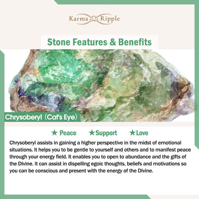 KarmaRipple's 925 Sterling Silver Authentic Amethyst Aquamarine Pink Gemstone Cat's Eye Balancing Crescent Moon Bracelet p21