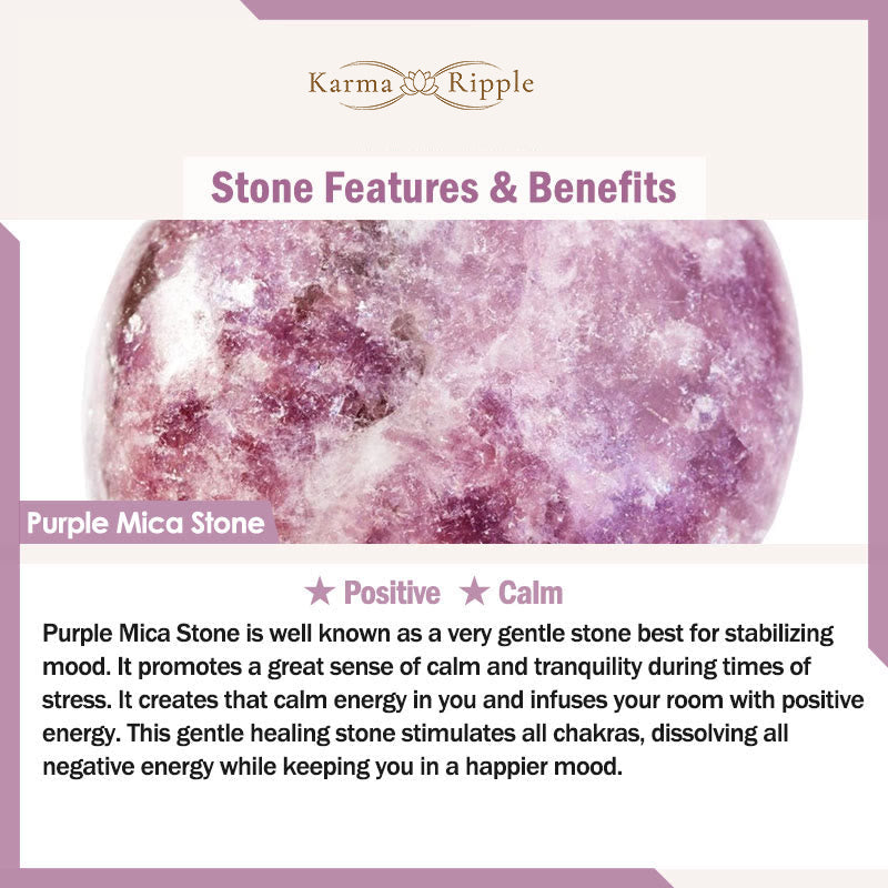 KarmaRipple's Keep Calm Purple Series Balancing Love Bracelet p19