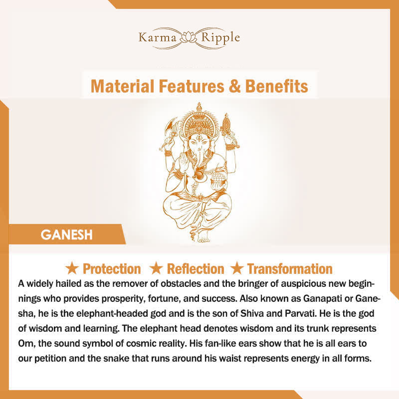 KarmaRipple's Authentic Jade Ganesh Ganpati Elephant Protection Amulet Pendant Necklace p11