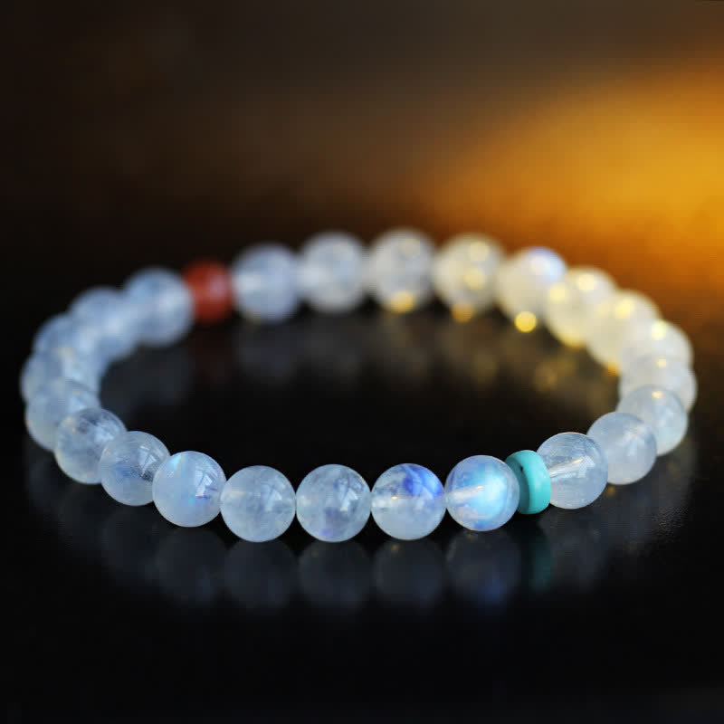 KarmaRipple's Moonstone Calm Balancing Positive Bracelet p2