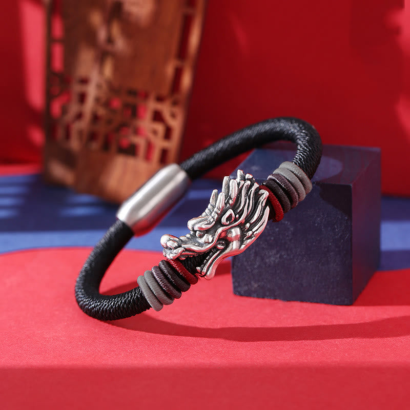 KarmaRipple's 999 Sterling Silver Dragon Fortune Handcrafted Woven Child Adult Bracelet p3