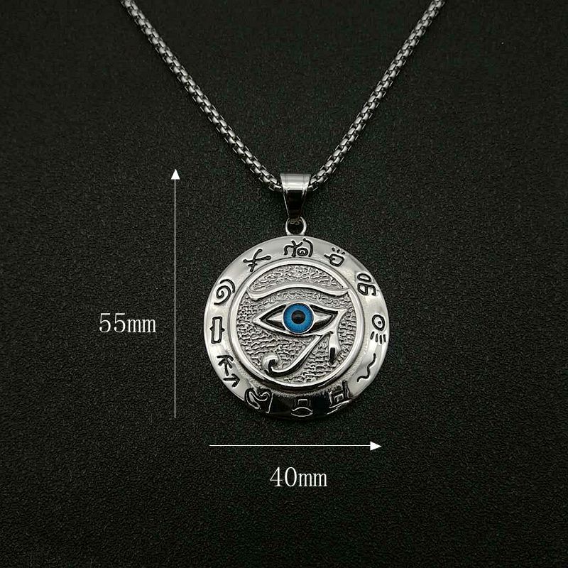 KarmaRipple's Eye of Horus Protection Pendant Necklace p8