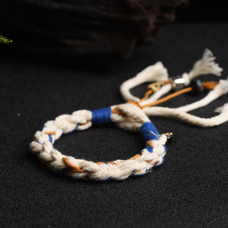 KarmaRipple's Tibet Zakiram Goddess of Wealth Thangka Handmade Fortune Bracelet p6