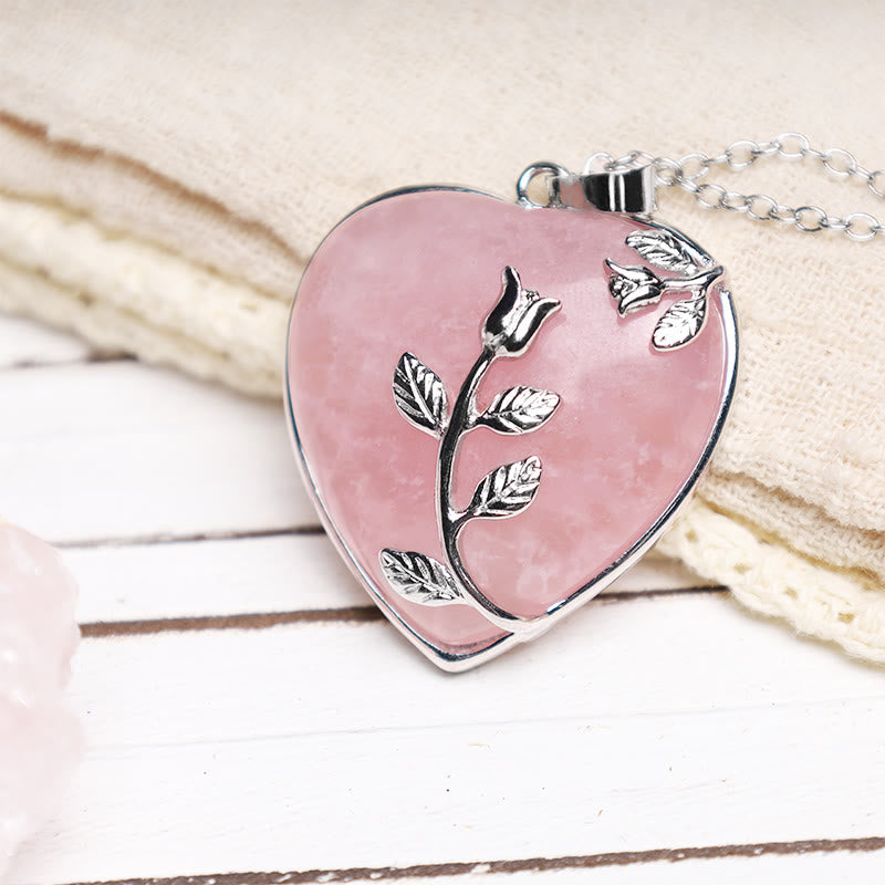 KarmaRipple's Authentic Balancing Crystals Heart Necklace Necklaces p8