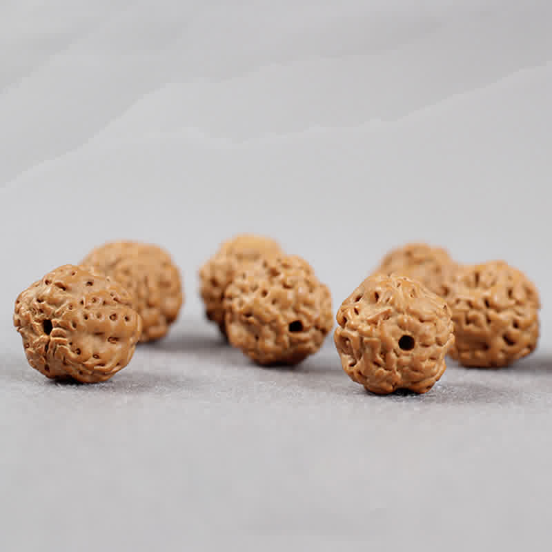 KarmaRipple's Tibet Rudraksha Bodhi Seed Dzi Bead Amber Turquoise Wealth Bracelet p20