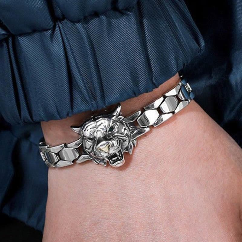 KarmaRipple's Tiger Head Design Balancing Bracelet p10