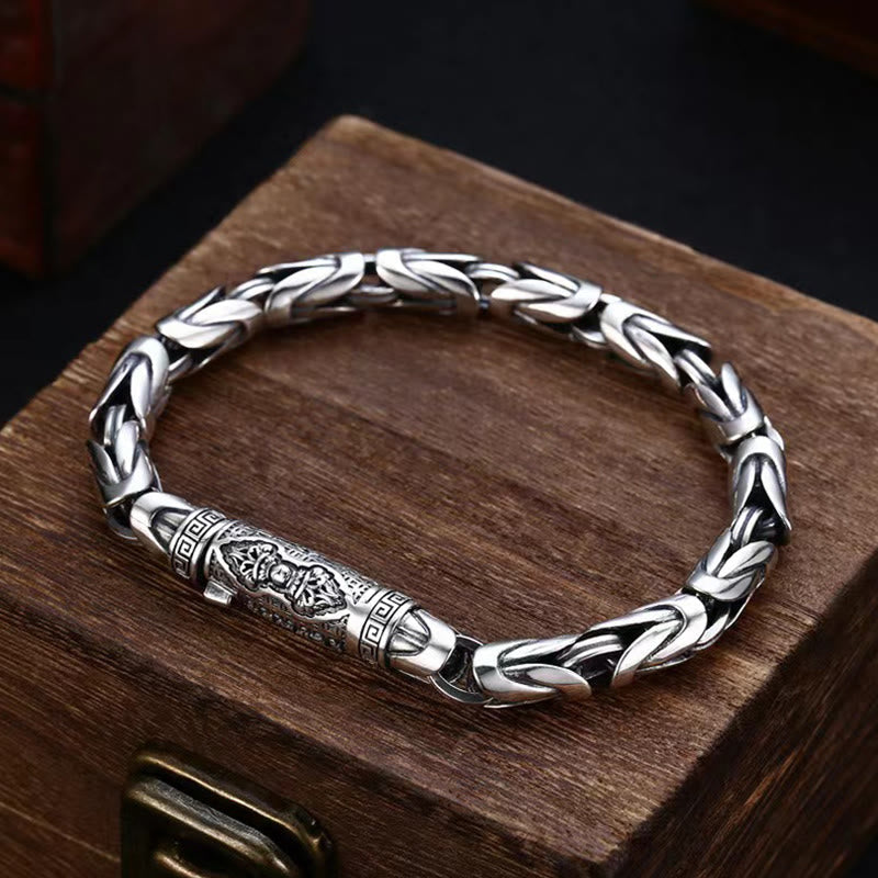 KarmaRipple's Dorje Vajra Om Mani Padme Hum Peace Love Bronze Chain Bracelet p13