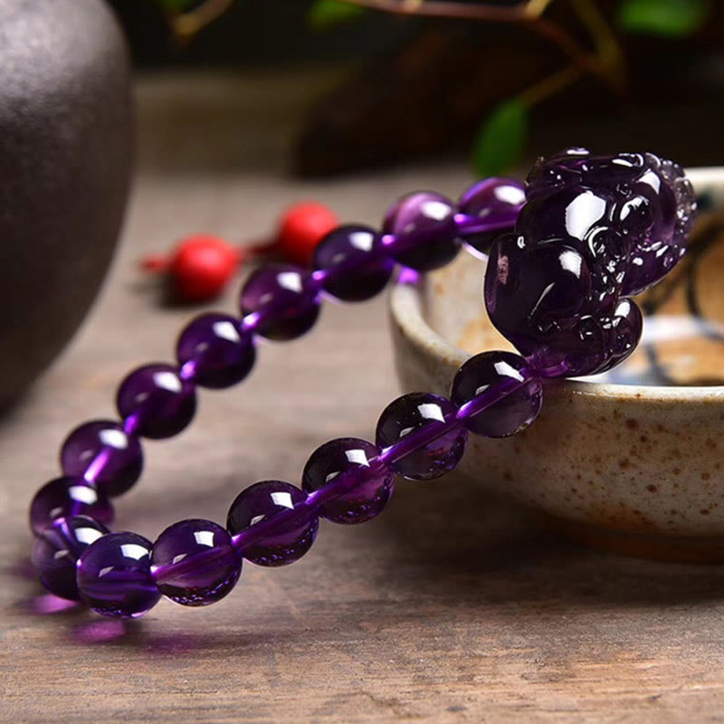 KarmaRipple's Feng Shui Amethyst Fortune Wealth Bracelet p7