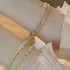 2 Layers Hetian Jade Chain Bracelet&Hetian Jade Bead Chain Bracelet
