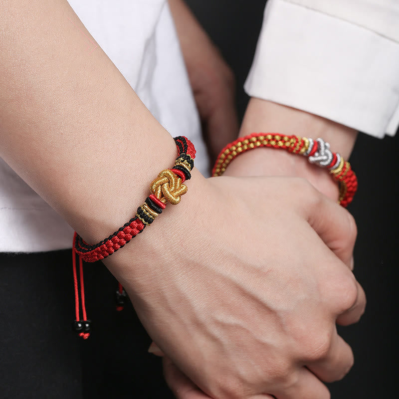 KarmaRipple's Colorful Rope True Love Weave Fortune Handmade Bracelet p19