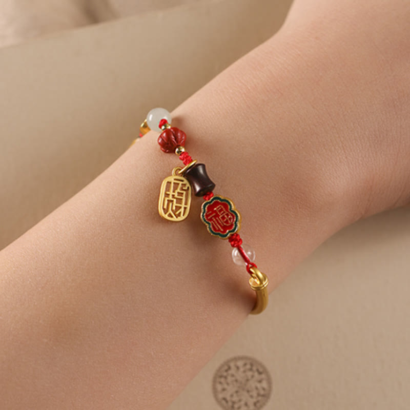 KarmaRipple's Tibetan Auspicious Clouds Fortune Happiness Wealth Fortune Bracelet p12