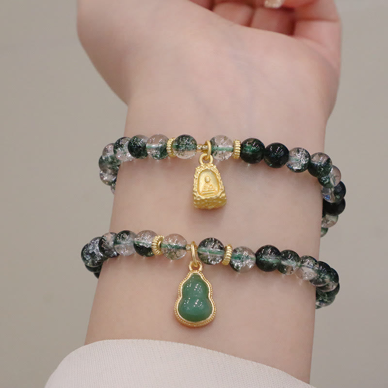 KarmaRipple's Authentic Green Phantom Confidence Gourd Buddha Talisman Bracelet p11
