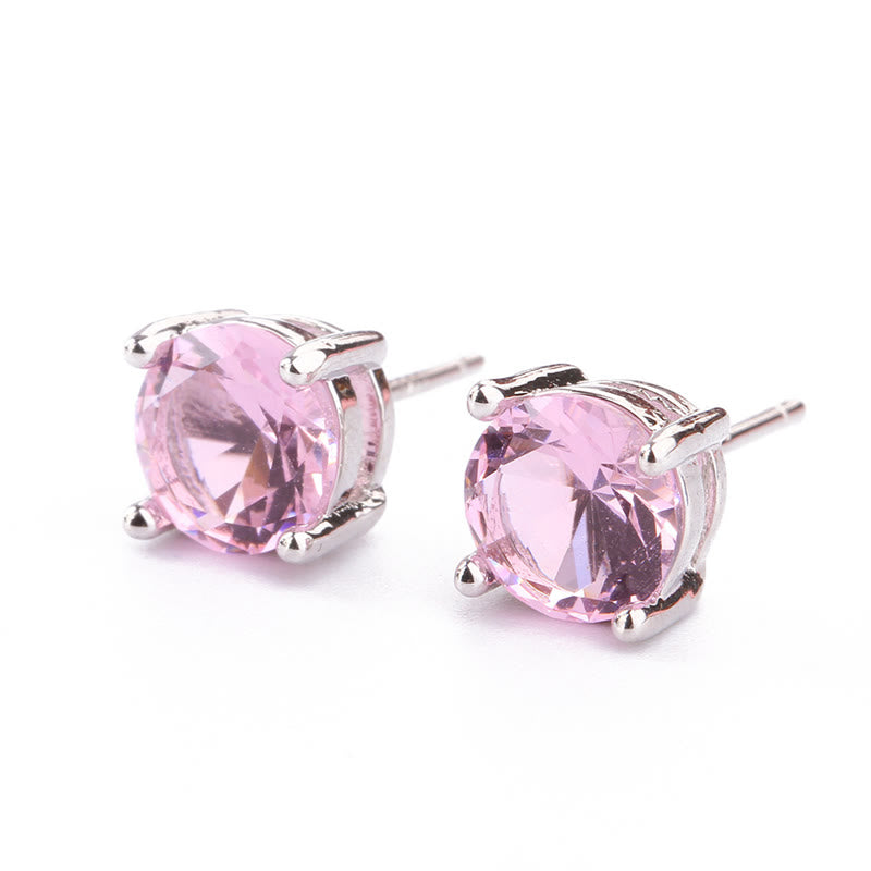 KarmaRipple's Authentic Various Gemstone Amethyst Love Earrings p3