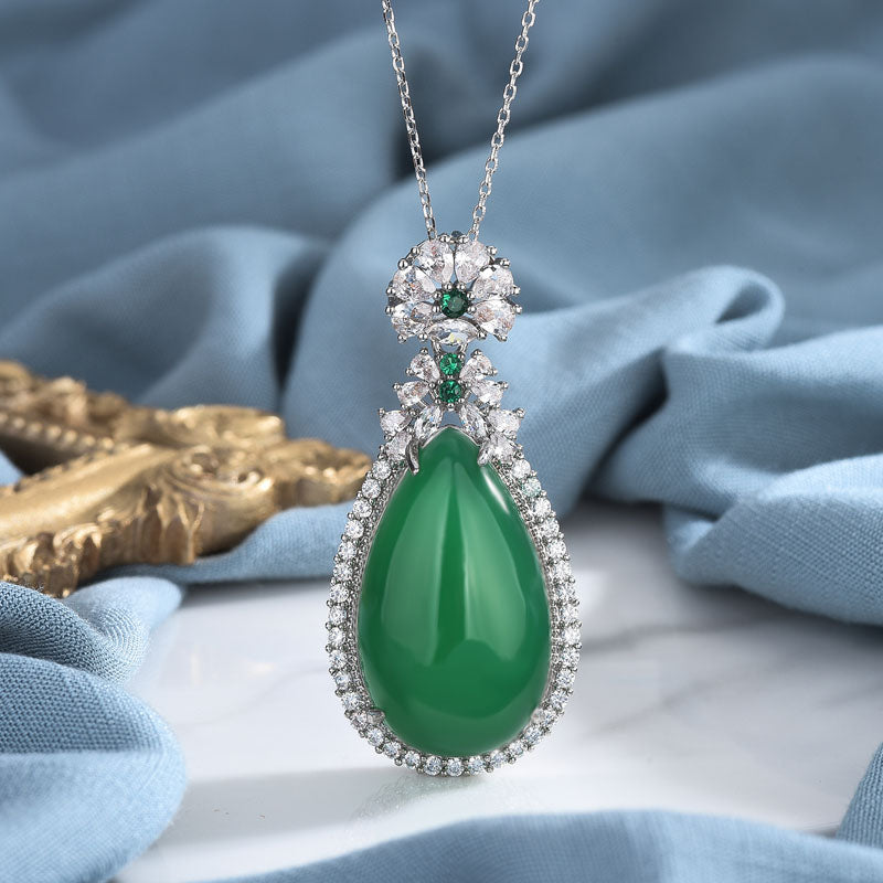 KarmaRipple's Cyan Jade Balance Pendant p1