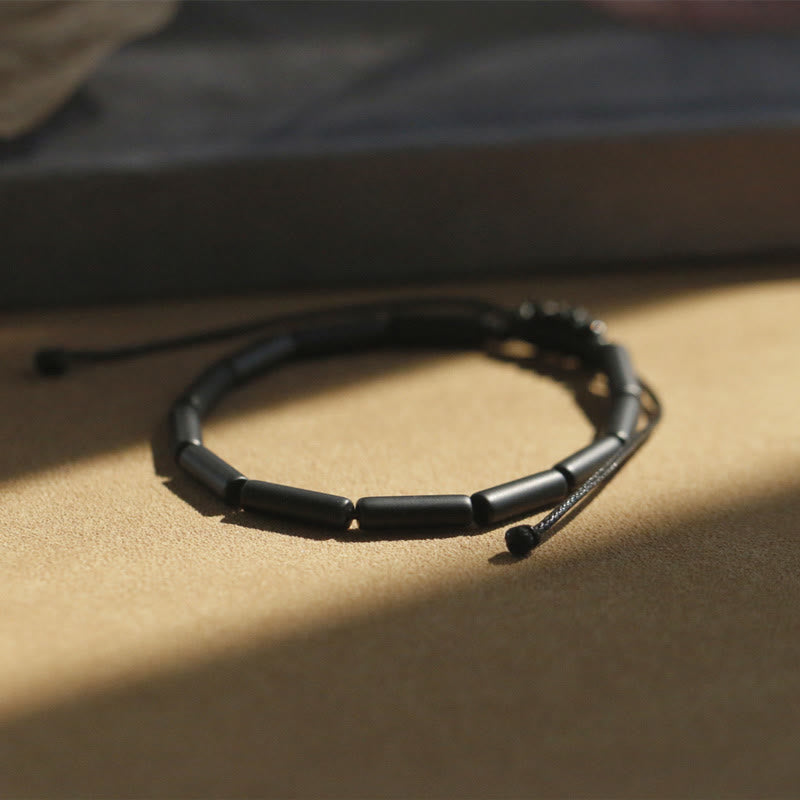 KarmaRipple's Black Onyx Bead Support Protection Bracelet p16