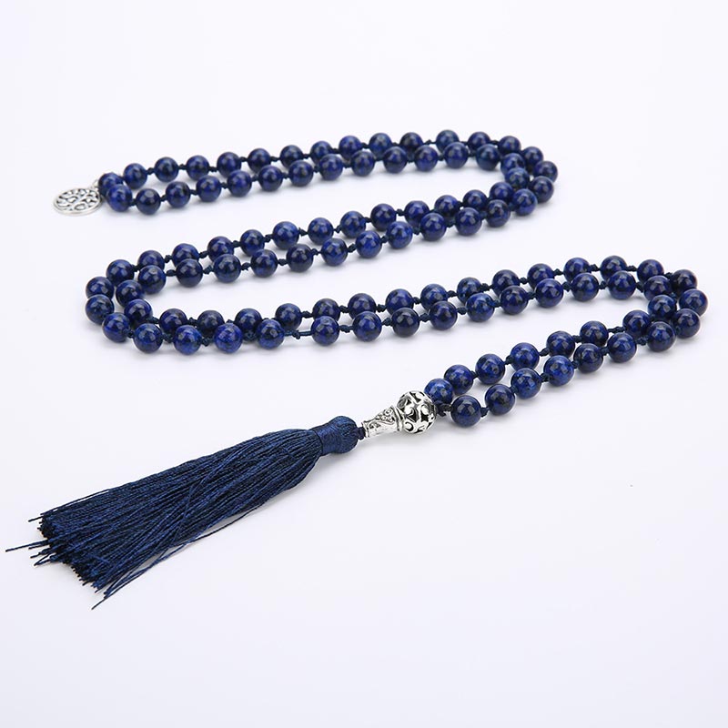 KarmaRipple's 108 Mala Beadwork Prayer Yoga Meditation Pendant p13