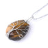 Tiger Eye Silver Tree