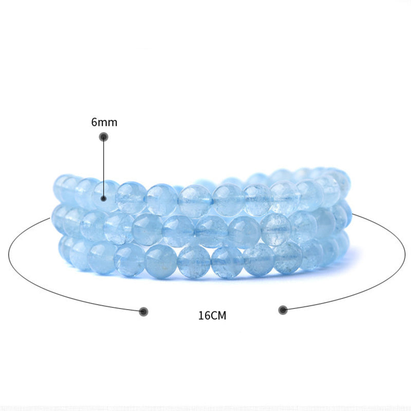 KarmaRipple's Authentic Aquamarine Peace Balancing Bracelet p15