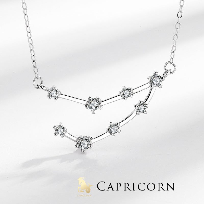 KarmaRipple's 925 Sterling Silver 12 Constellations of the Zodiac Astrology Blessing Pendant Necklace p12