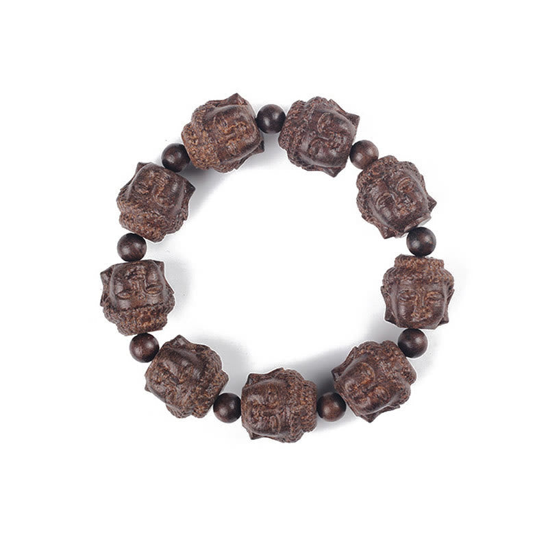 KarmaRipple's Agarwood Buddha Carved Calm Bracelet p8