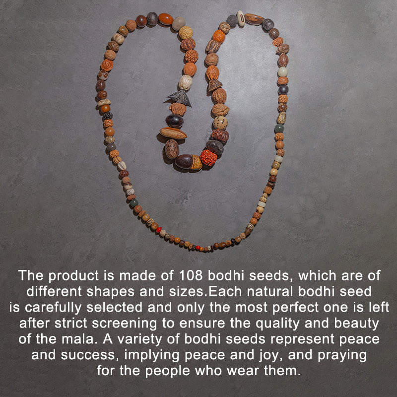 KarmaRipple's 108 Mala Beadwork Bodhi Seed Fortune Wealth Bracelet Wrist Mala p6