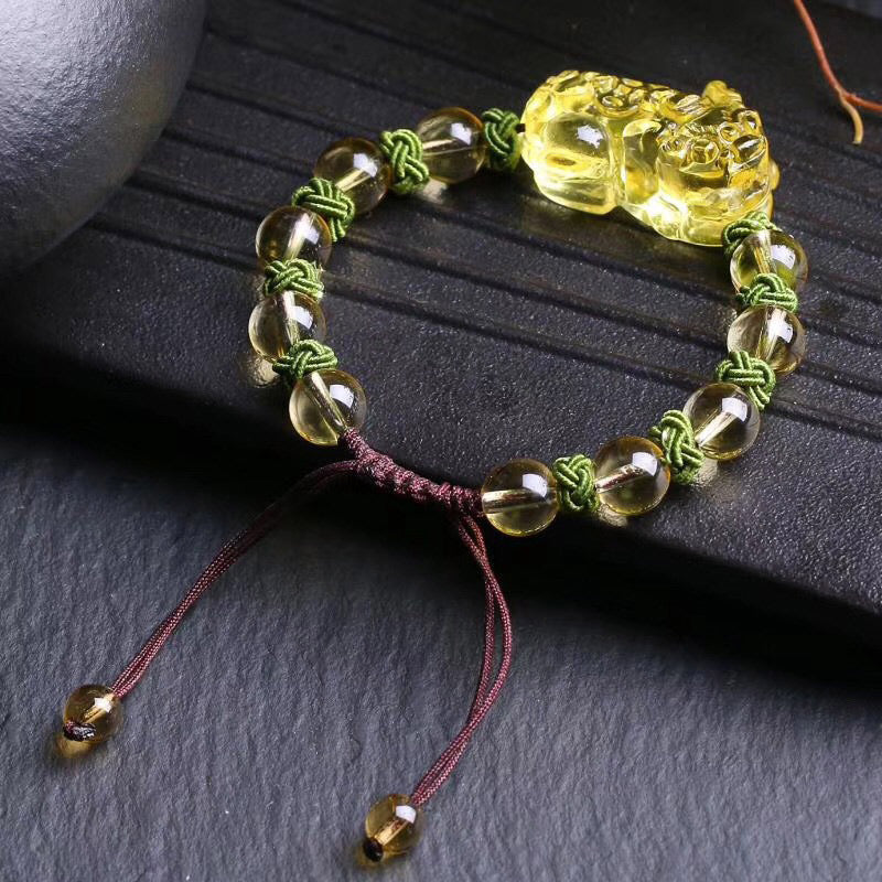 KarmaRipple's Authentic Citrine Pixiu Wealth Protection Bracelet p4