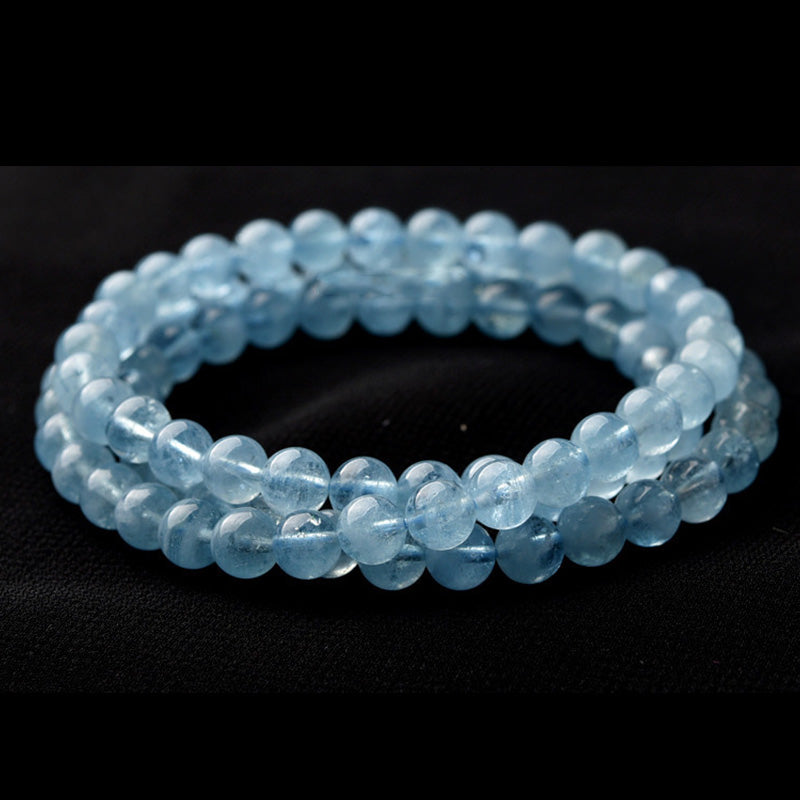 KarmaRipple's Authentic Aquamarine Peace Balancing Bracelet p9