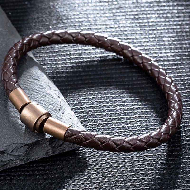 KarmaRipple's Vintage Leather Rope Fortune Braid String Bracelet p13