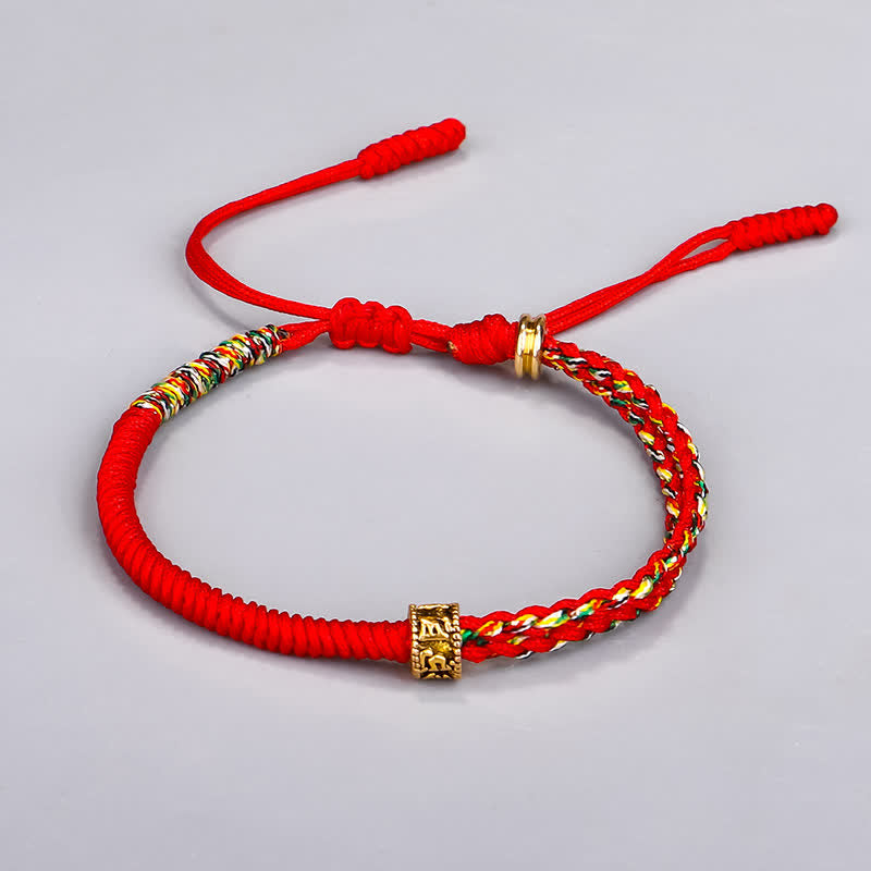 KarmaRipple's Om Mani Padme Hum Protection Fortune String Bracelet p18