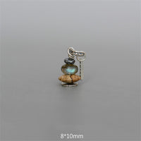 KarmaRipple's Zen Cairn Labradorite Various Crystals Calm Necklace Pendant