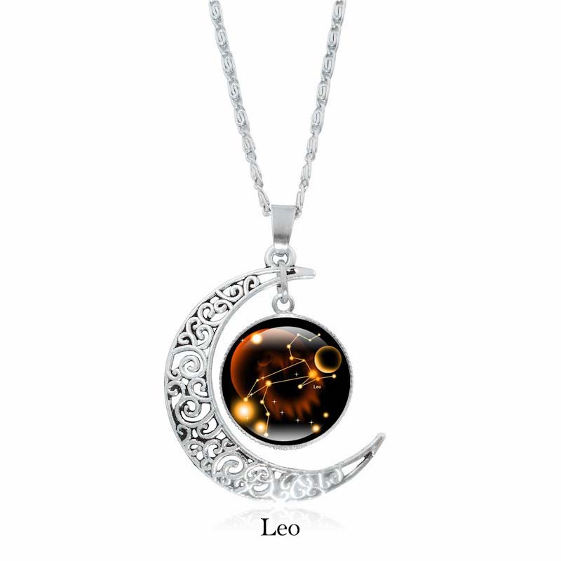 KarmaRipple's 12 Constellations of the Zodiac Moon Protection Pendant Chain Necklace p7
