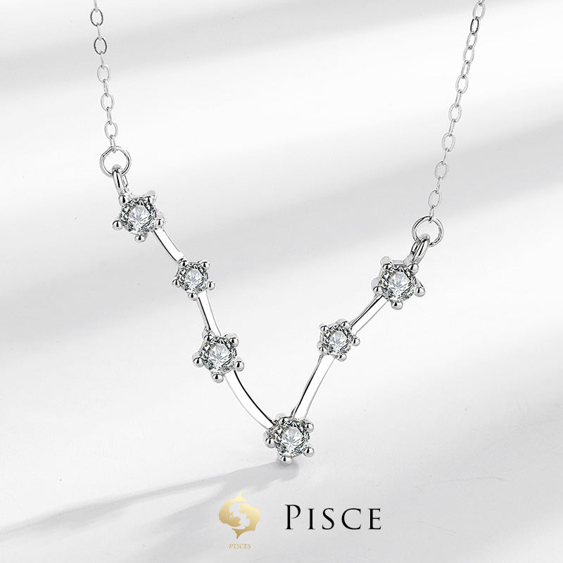 KarmaRipple's 925 Sterling Silver 12 Constellations of the Zodiac Astrology Blessing Pendant Necklace p2