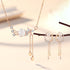 2Pcs Rose Gold(Necklace&Earrings)