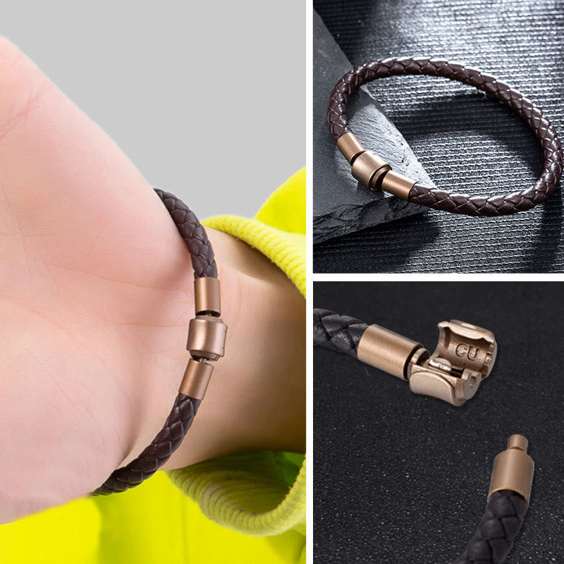 KarmaRipple's Vintage Leather Rope Fortune Braid String Bracelet p15