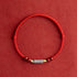 Anklet(Circumference 17-30cm) / Red Rope