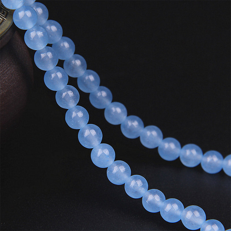 KarmaRipple's 108 Beadwork Blue Gemstone Balancing Bracelet Mala p9