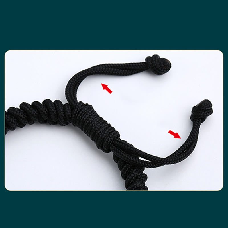 KarmaRipple's 999 Sterling Silver Double Dragon Fortune Handmade Woven Bracelet p10