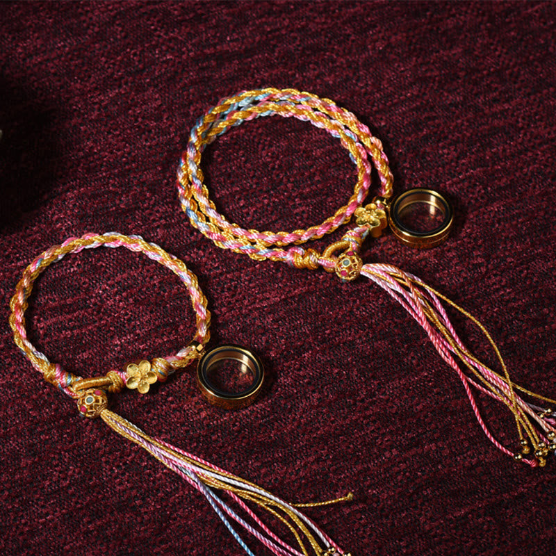 KarmaRipple's Tibetan Handmade Fortune Colorful String Single Double Wrap Woven Bracelet p3