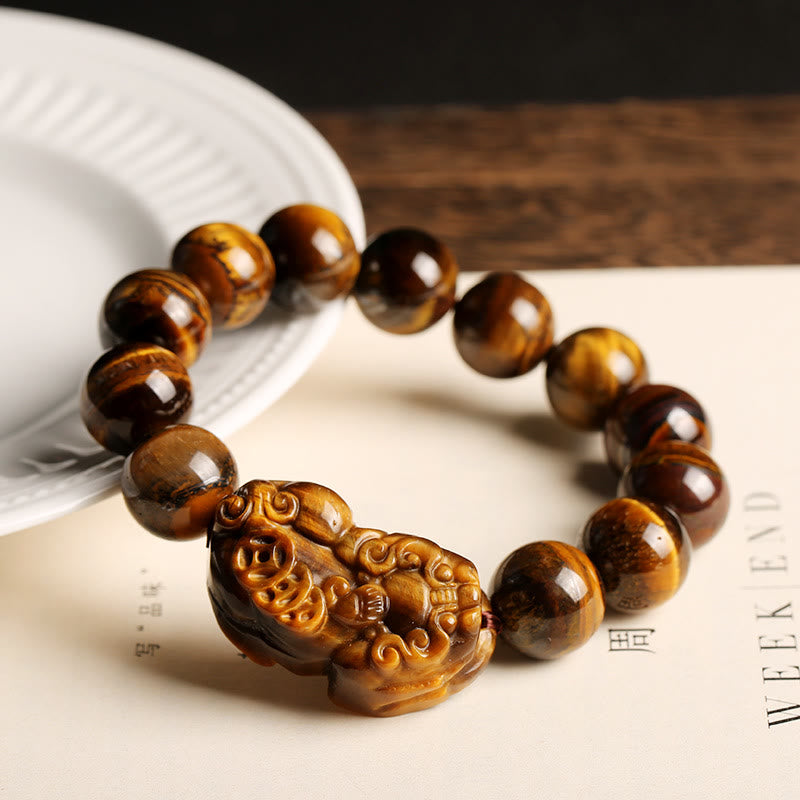 KarmaRipple's Authentic Tiger Eye Wealth Bracelet p1
