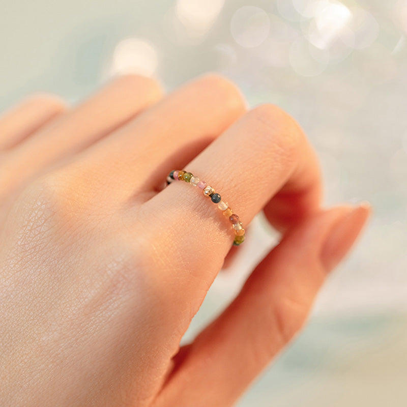 KarmaRipple's Authentic Tourmaline Positive Love Ring p3