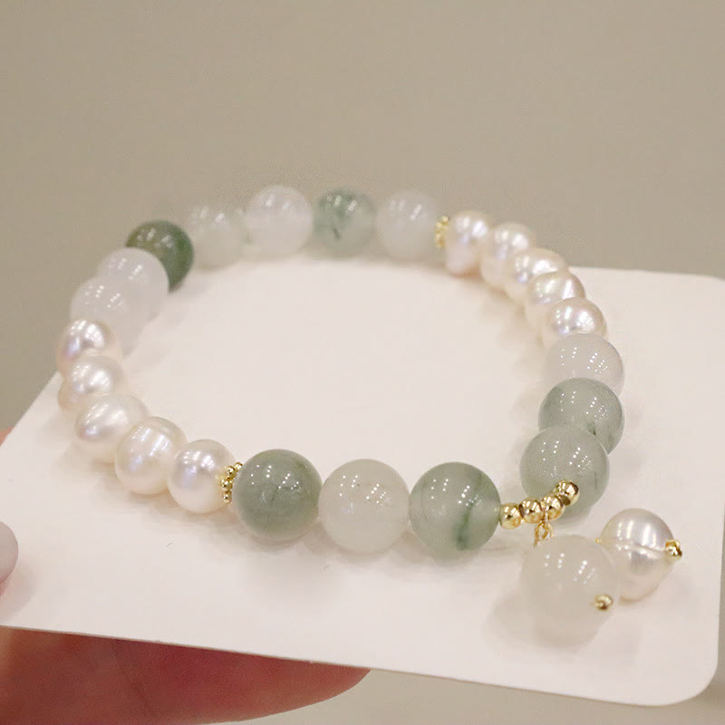 KarmaRipple's Authentic Pearl Jade Balancing Sincerity Bracelet p3